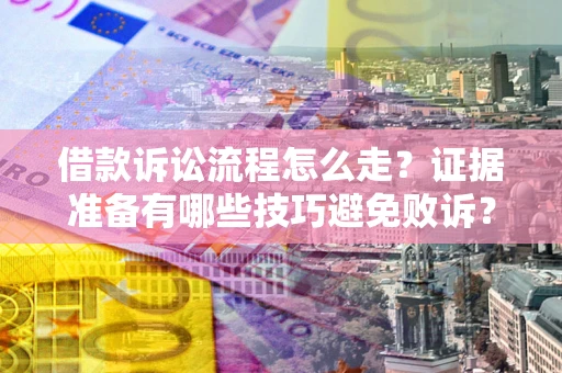 武汉借款诉讼流程怎么走？证据准备有哪些技巧避免败诉？