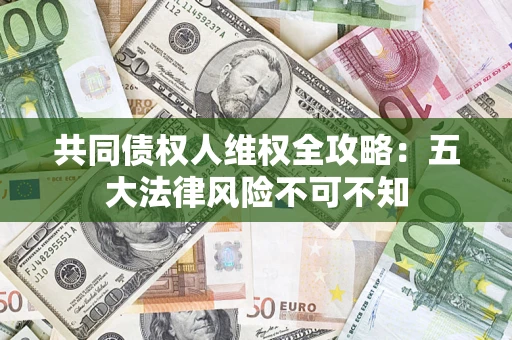 武汉共同债权人维权全攻略：五大法律风险不可不知
