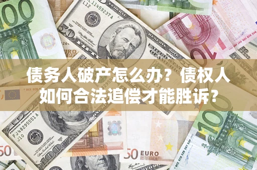 武汉债务人破产怎么办？债权人如何合法追偿才能胜诉？