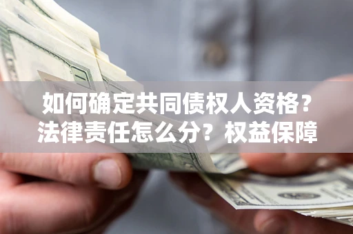 武汉如何确定共同债权人资格？法律责任怎么分？权益保障技巧揭秘！