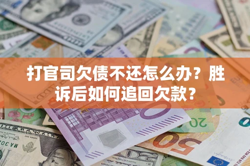 武汉打官司欠债不还怎么办？胜诉后如何追回欠款？