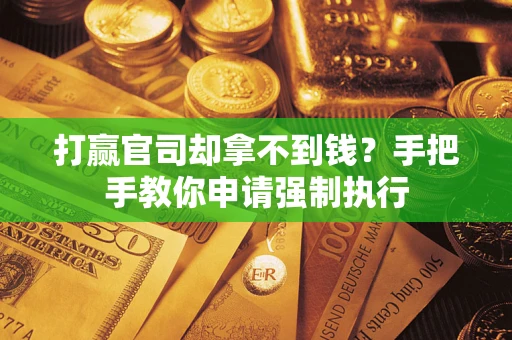 武汉打赢官司却拿不到钱？手把手教你申请强制执行
