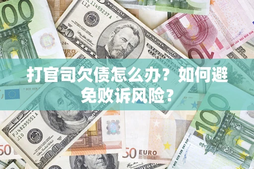 武汉打官司欠债怎么办？如何避免败诉风险？