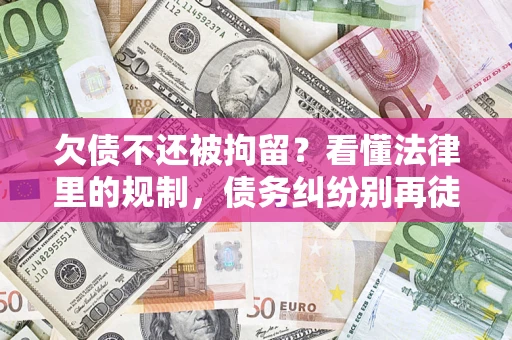 武汉欠债不还被拘留？看懂法律里的规制，债务纠纷别再徒劳奔波
