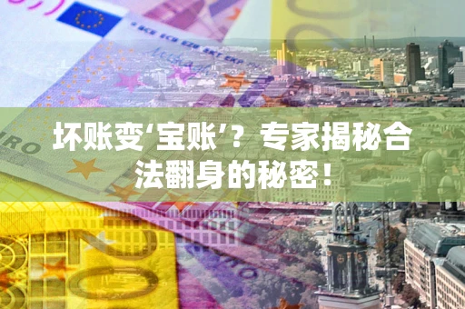 武汉坏账变‘宝账’？专家揭秘合法翻身的秘密！