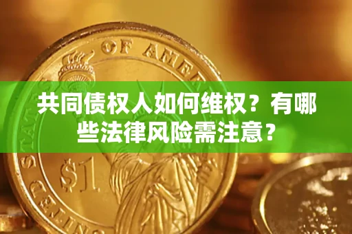 武汉共同债权人如何维权？有哪些法律风险需注意？