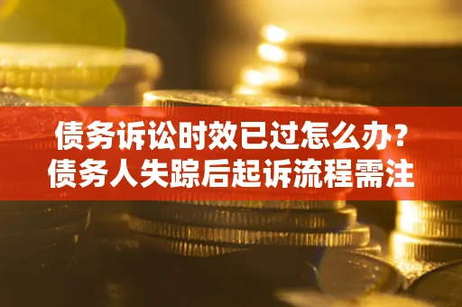 武汉债务诉讼时效已过怎么办？债务人失踪后起诉流程需注意什么？