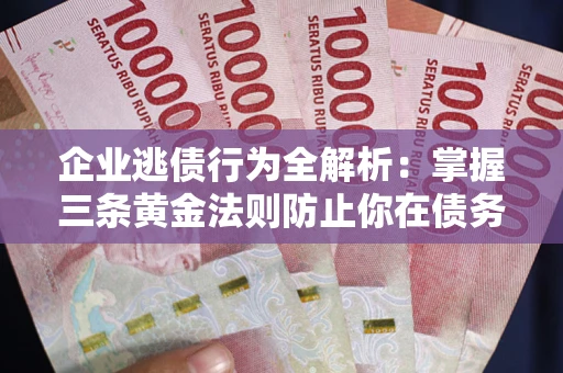 武汉企业逃债行为全解析：掌握三条黄金法则防止你在债务乱局中“踩雷”