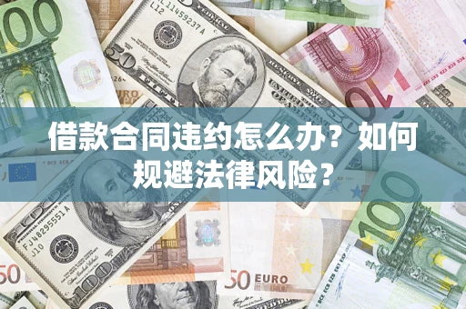 武汉借款合同违约怎么办？如何规避法律风险？