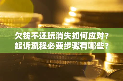 武汉欠钱不还玩消失如何应对？起诉流程必要步骤有哪些？
